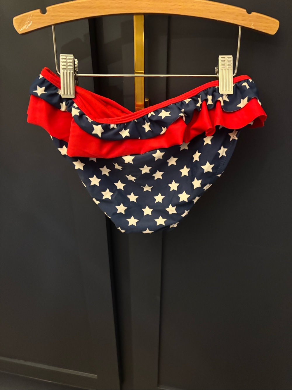 Red Star-Spangled Two-Piece Tankini Set - Picture 6 of 9